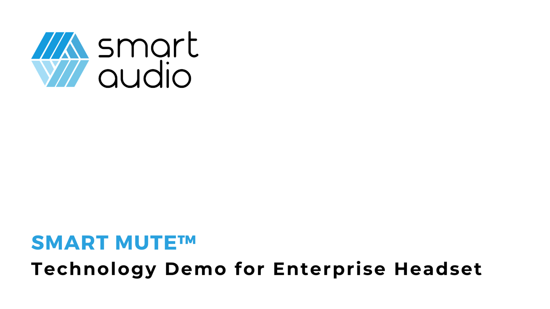 Smart Audio Demos